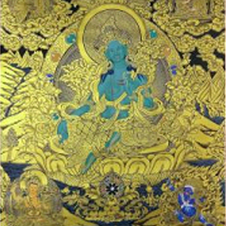 Green Tara Thangka (Master Quality)