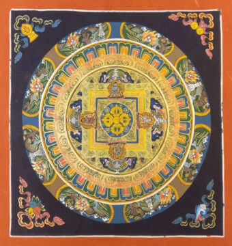 Golden Mandala Thangka - Image 2